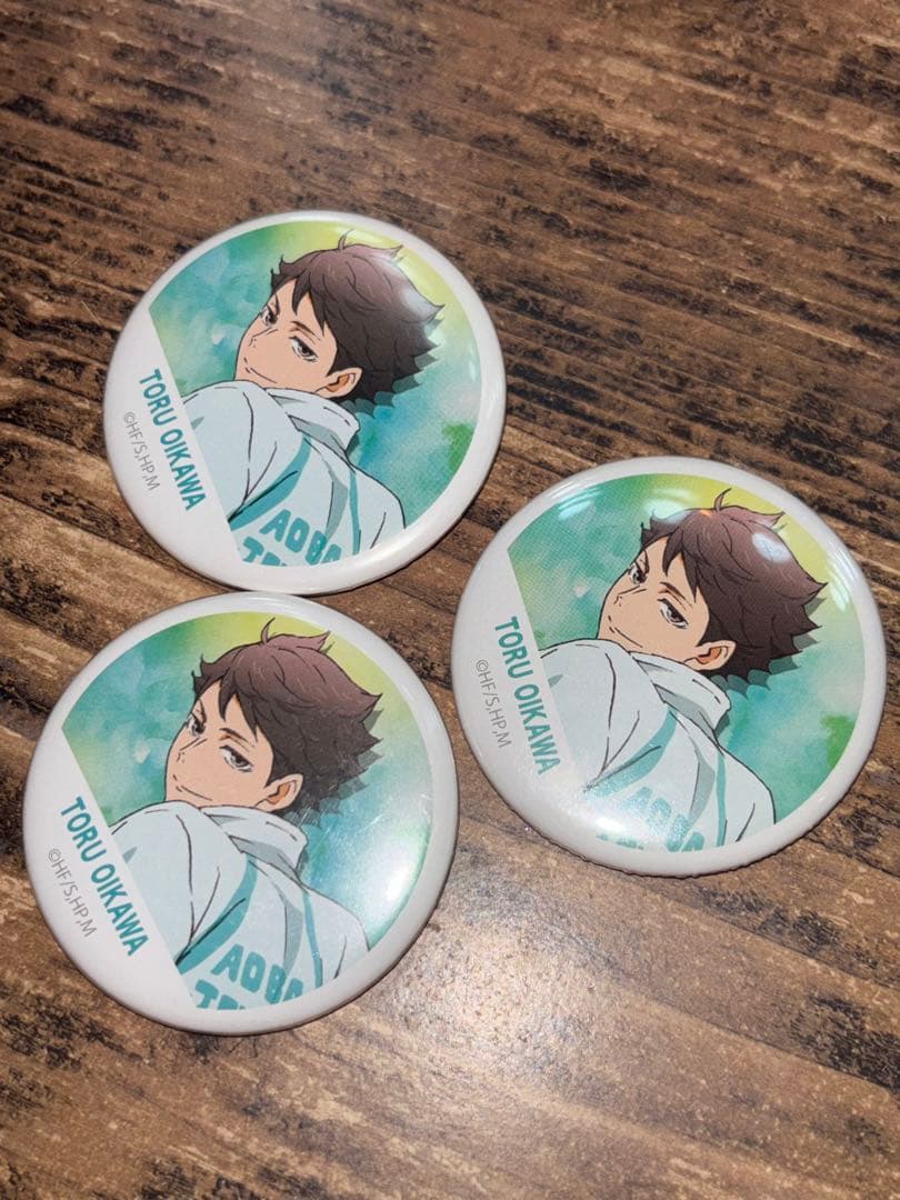 【ハイキュー】 及川徹 横断幕 缶バッジ 70個セット