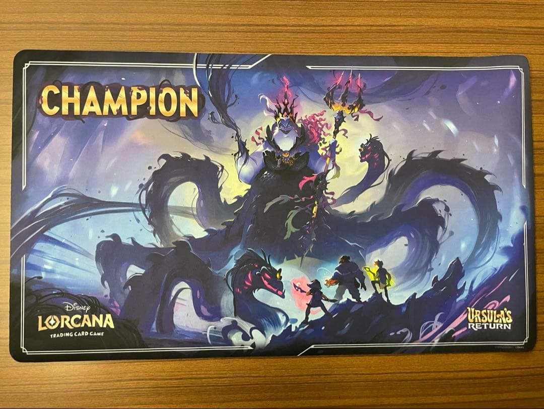 ロルカナ 海外限定 アースラ チャンピオン プレイマット Lorcana 英語