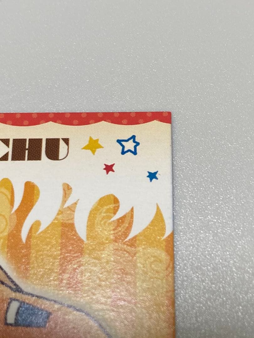 太*】様 ポケモン　ポンチョを着たピカチュウ 名刺カード メガリザードン