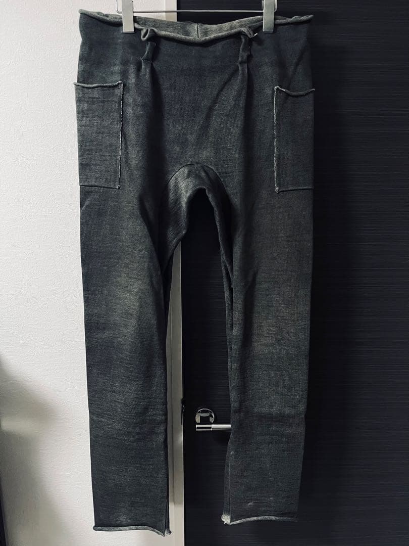 ware ヘビージャージ サルエルパンツ 墨染めheavy jersey ma+ ware ヘビージャージ サルエルパンツ 墨染めheavy jersey ma+ ware