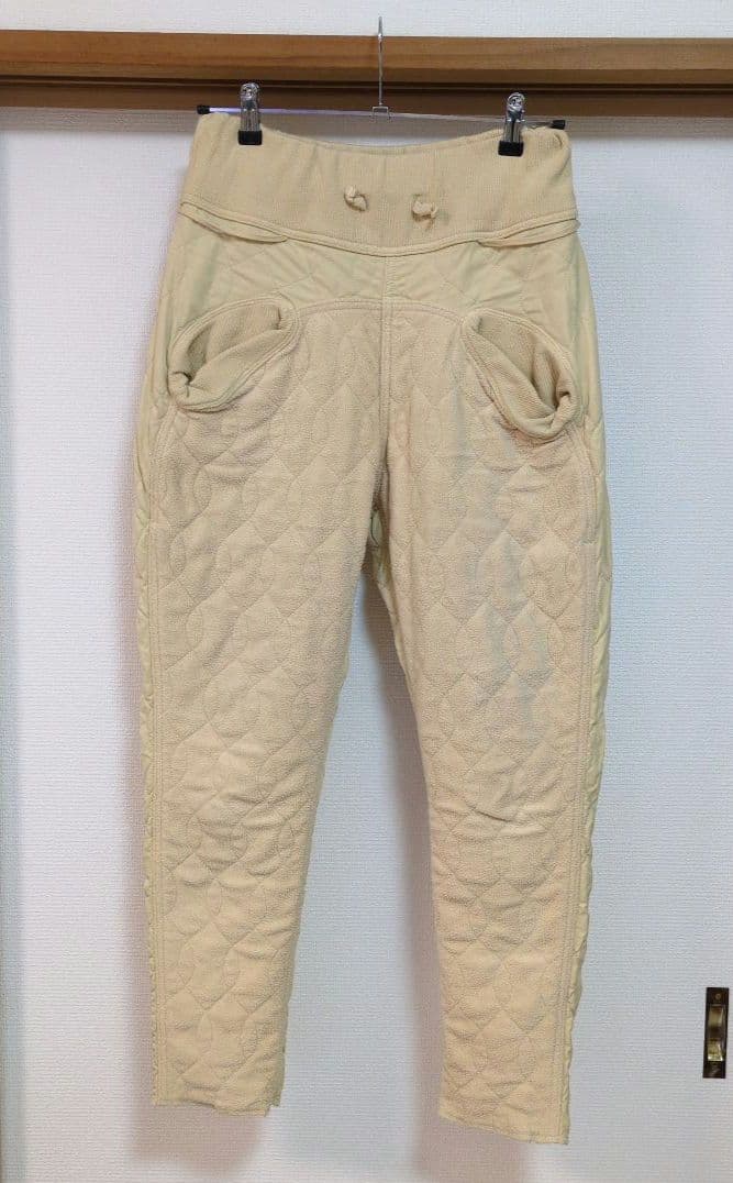 KAPITAL 綿ツイル×ワッフルキルティング サルエルヌーベルパンツ