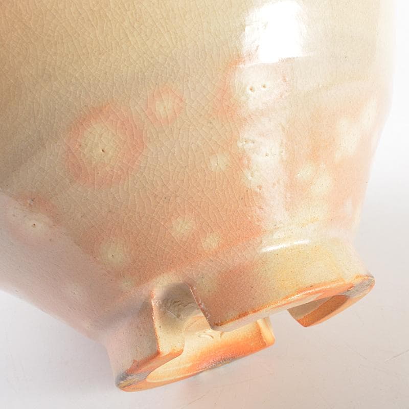 萩焼 旭雲山 松延窯 金子松延作 茶碗 宗左（而妙斎）極め箱 M R6900 萩