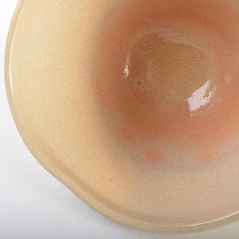 萩焼 旭雲山 松延窯 金子松延作 茶碗 宗左（而妙斎）極め