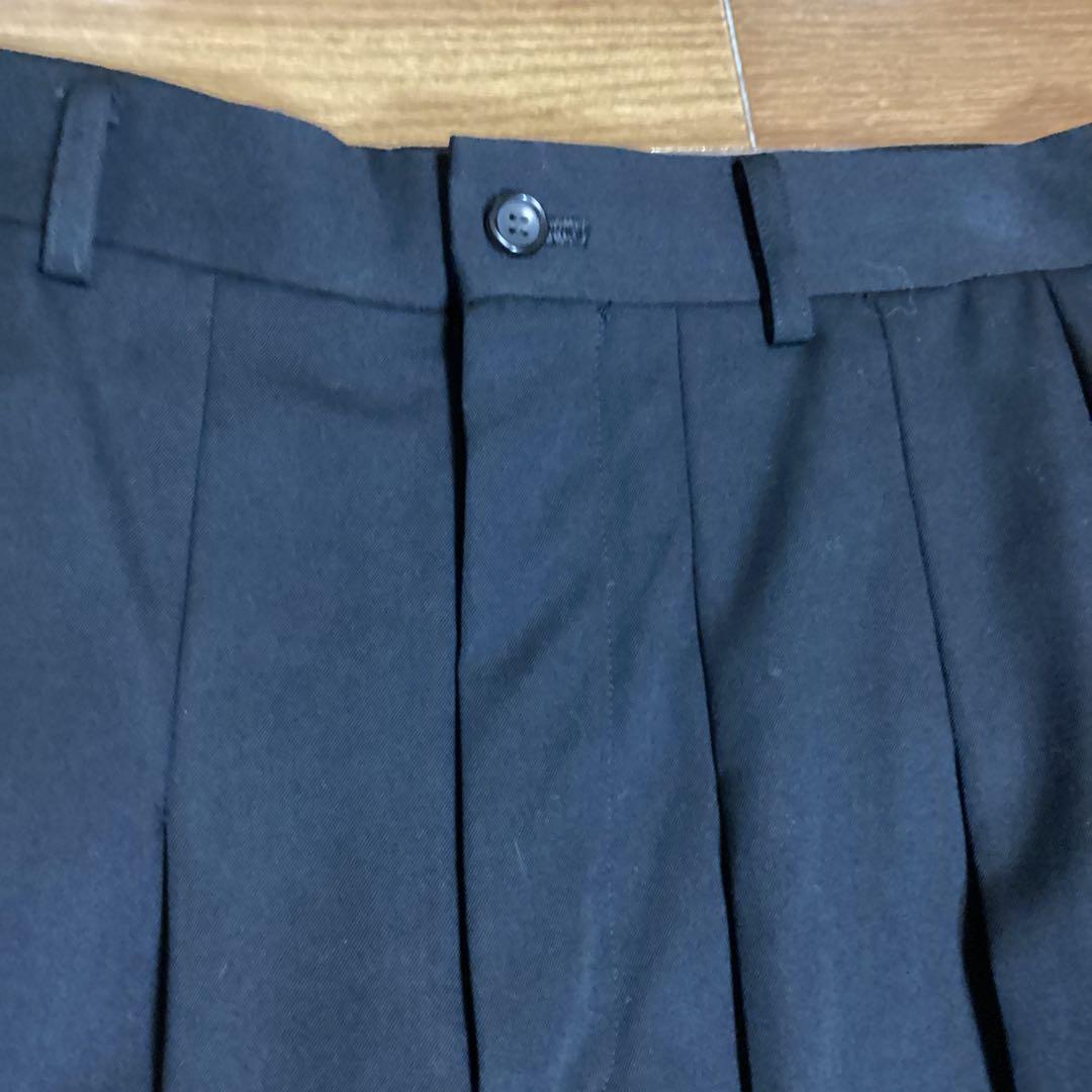 【 COMME des GARCONS】黒プリーツパンツ