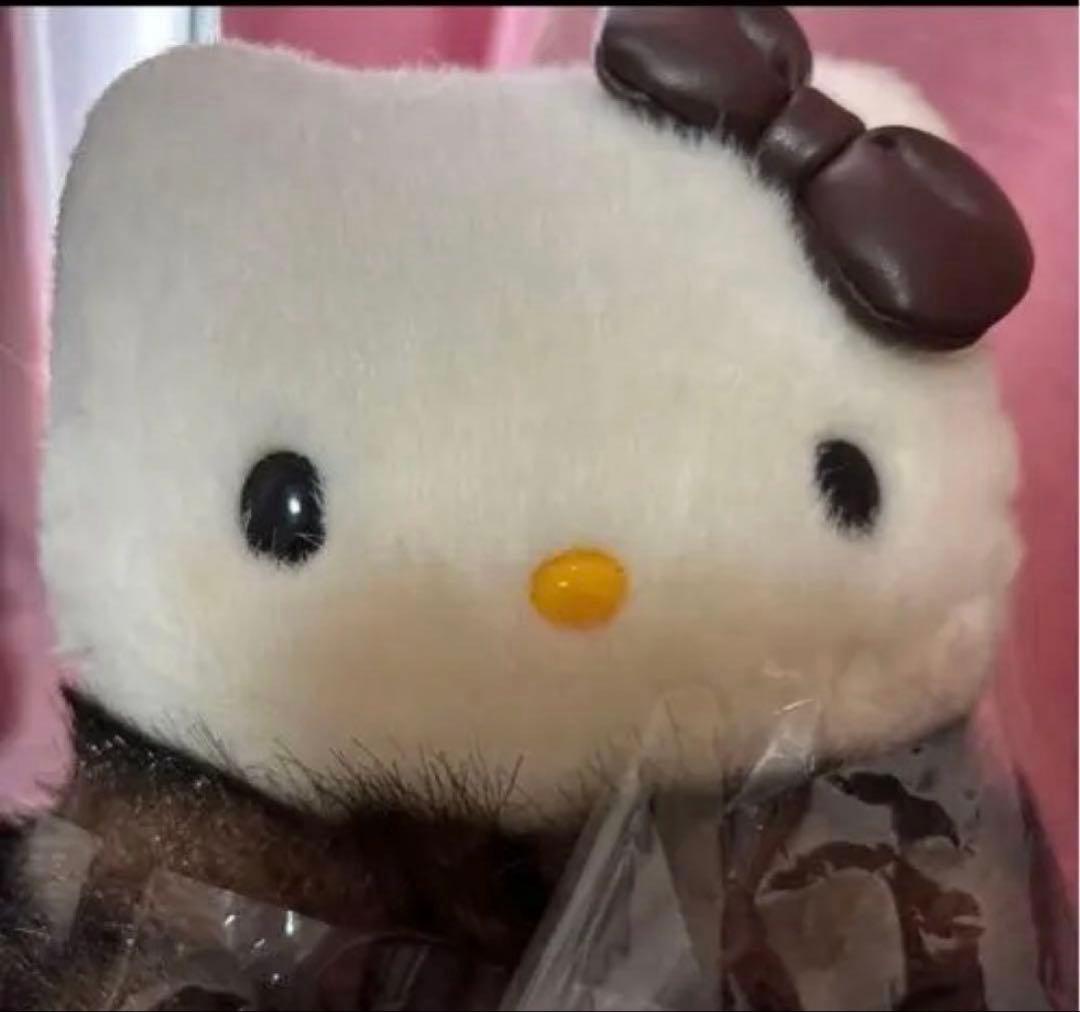 ハローキティ　ミンク　ぬいぐるみ　レア
