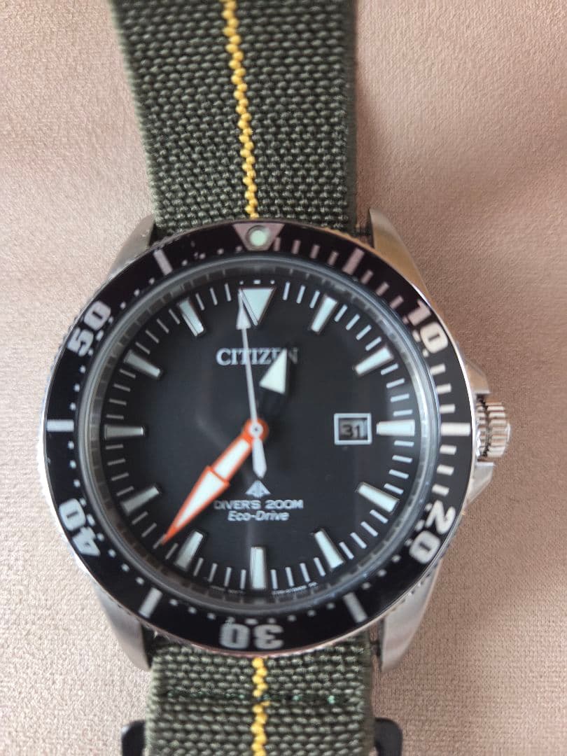 【美品】CITIZEN ECO-DRIVE エコドライブプロマスター　ダイバー