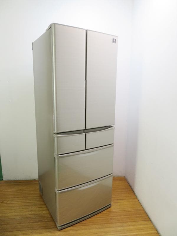 2016年式 455L シャープ 6ドア冷蔵庫 SJ-PF47B-S