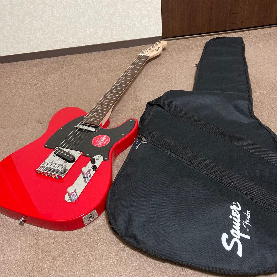 全く未使用品（超美品）スクワイアテレキャスレッド