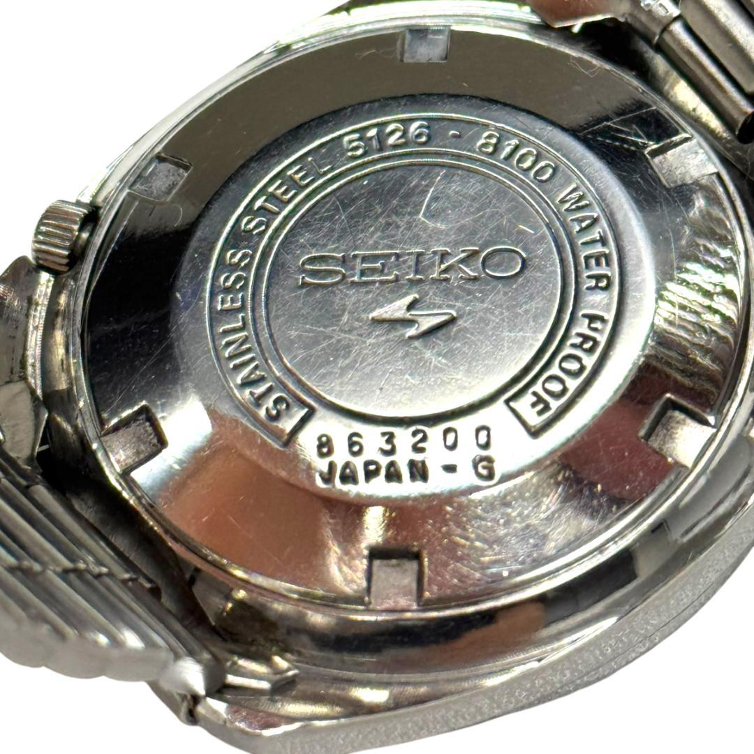 希少 完動品 セイコー 5スポーツ 5126-8100 自動巻 ヴィンテージ