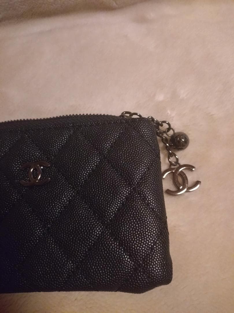 新品未使用　CHANEL ブラック ケース、キーケース ノベルティ