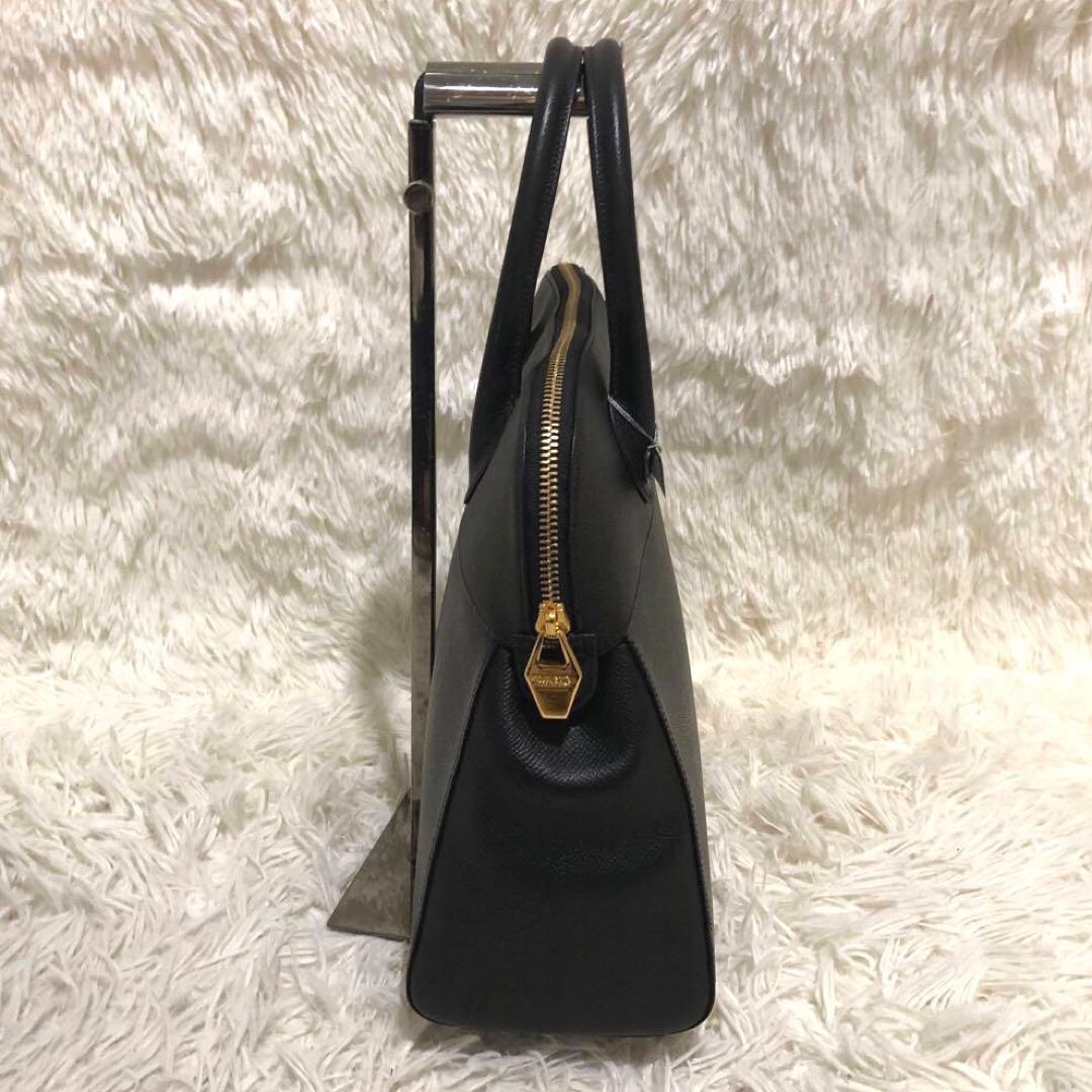 未使用✨銀座 和光 レザー ハンドバッグ ブラック