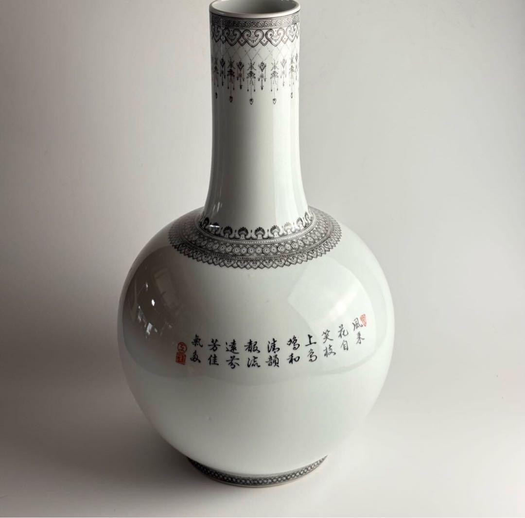 ブランド 品 通販ホビー・楽器・アート - 中国 花瓶 色絵 磁器 花鳥 壺