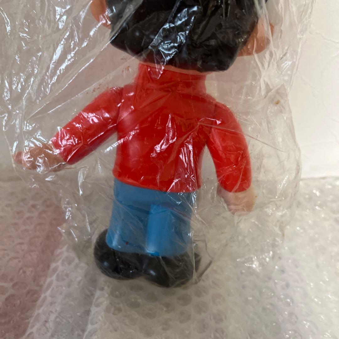 ⚠️デッドストック　ど根性ガエル　ひろし　ソフビ　昭和レトロ　当時物