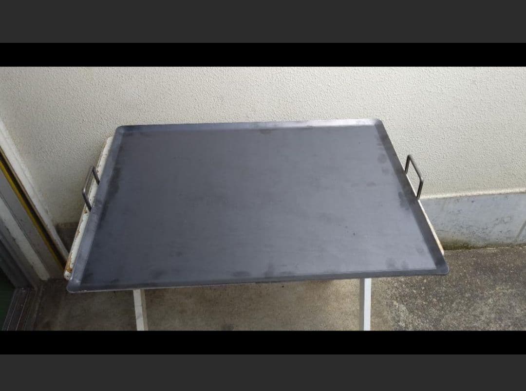 キャンセル品のため特価 持手付 ６ミリ鉄板 LPガス グリドル BBQ イベント