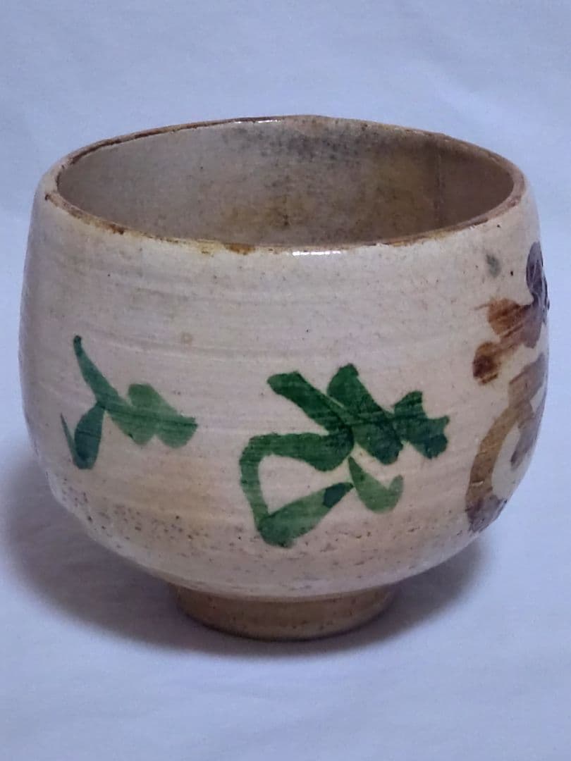 茶道具 時代物 京焼 景堂銘 花押入 抹茶碗 金継ぎあり - メルカリ