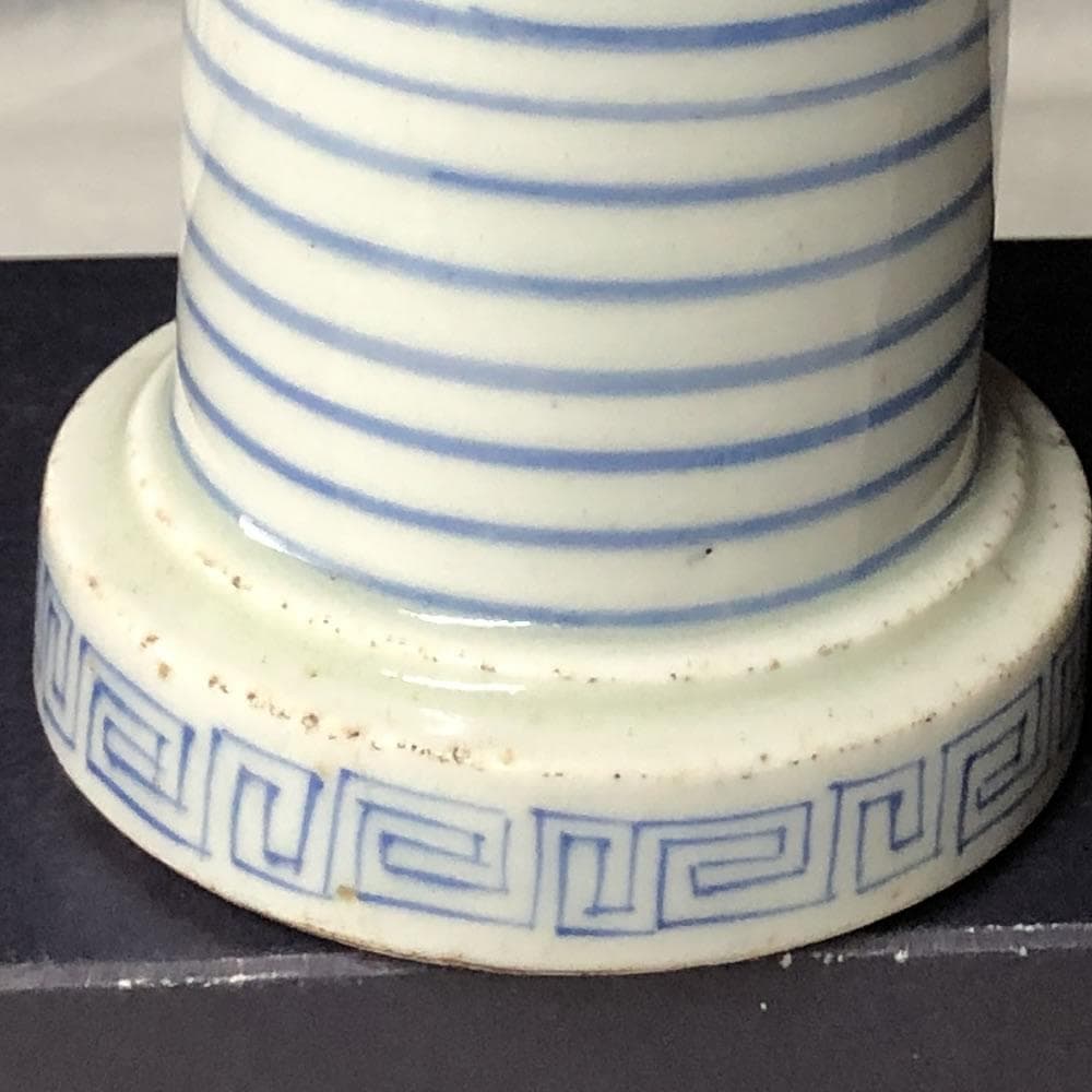 e2756 古伊万里 染付 筆筒 高さ10.8cm 書道具 筆立 ペン立 - メルカリ