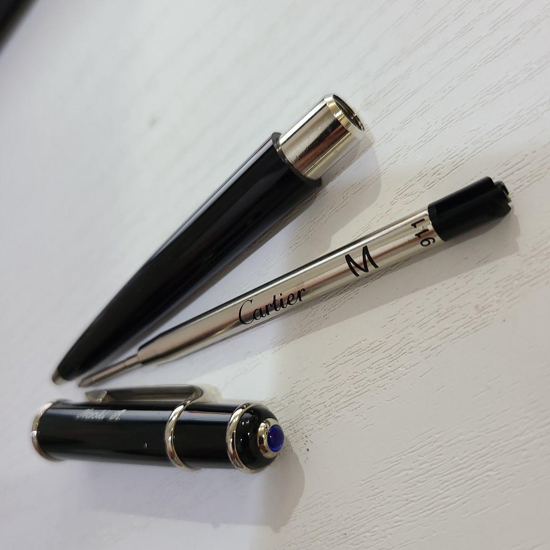 Cartier ボールペン 黒サファイア