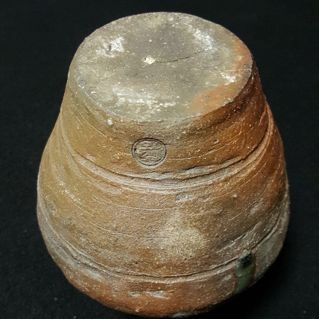 古常滑】三筋壺 降物 趣ある窯くっつき 古物 お経の入れ物 三