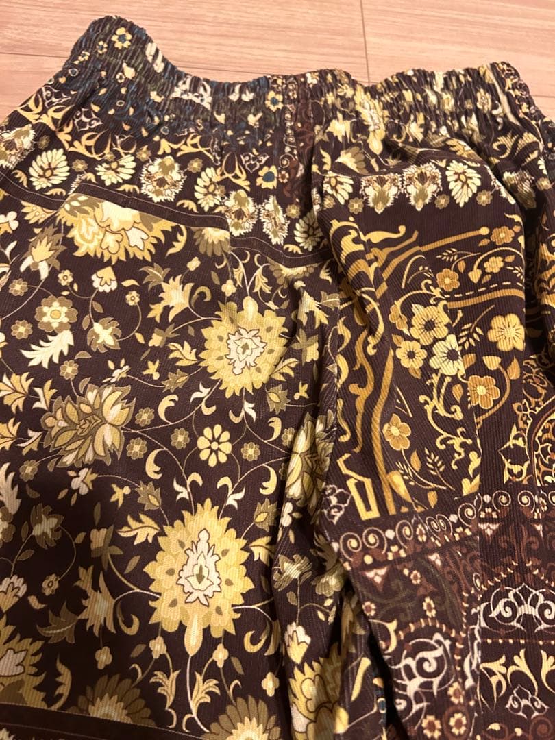 Supreme サルエルパンツ ブラウン花柄