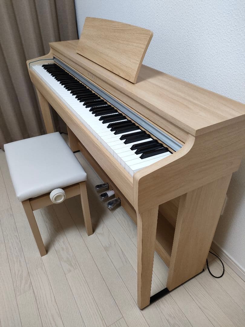 KAWAI電子ピアノCN29LO 2021年製88鍵盤高低自在椅子