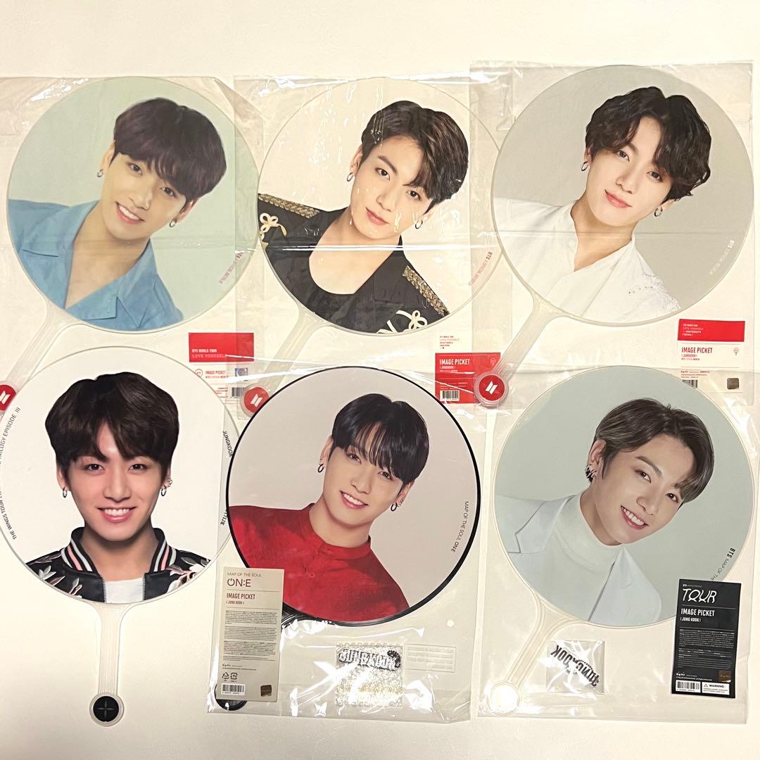 BTS JUNGKOOK IMAGE PICKET うちわ7枚セット Jung Kook イメージ