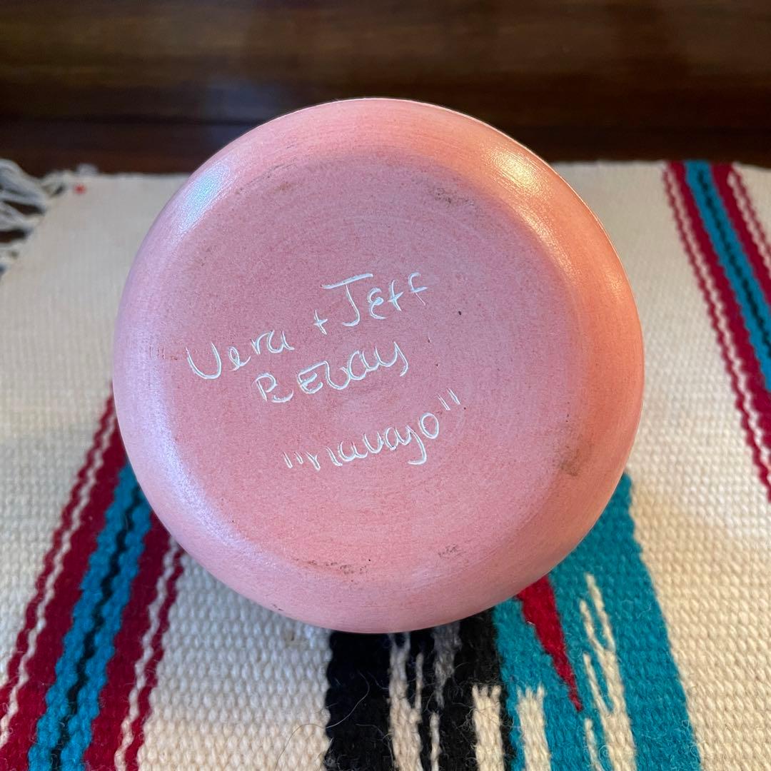 貴重！ネイティブアメリカン Navajo壷 ナバホ族プエブロ ヴィンテージ雑貨