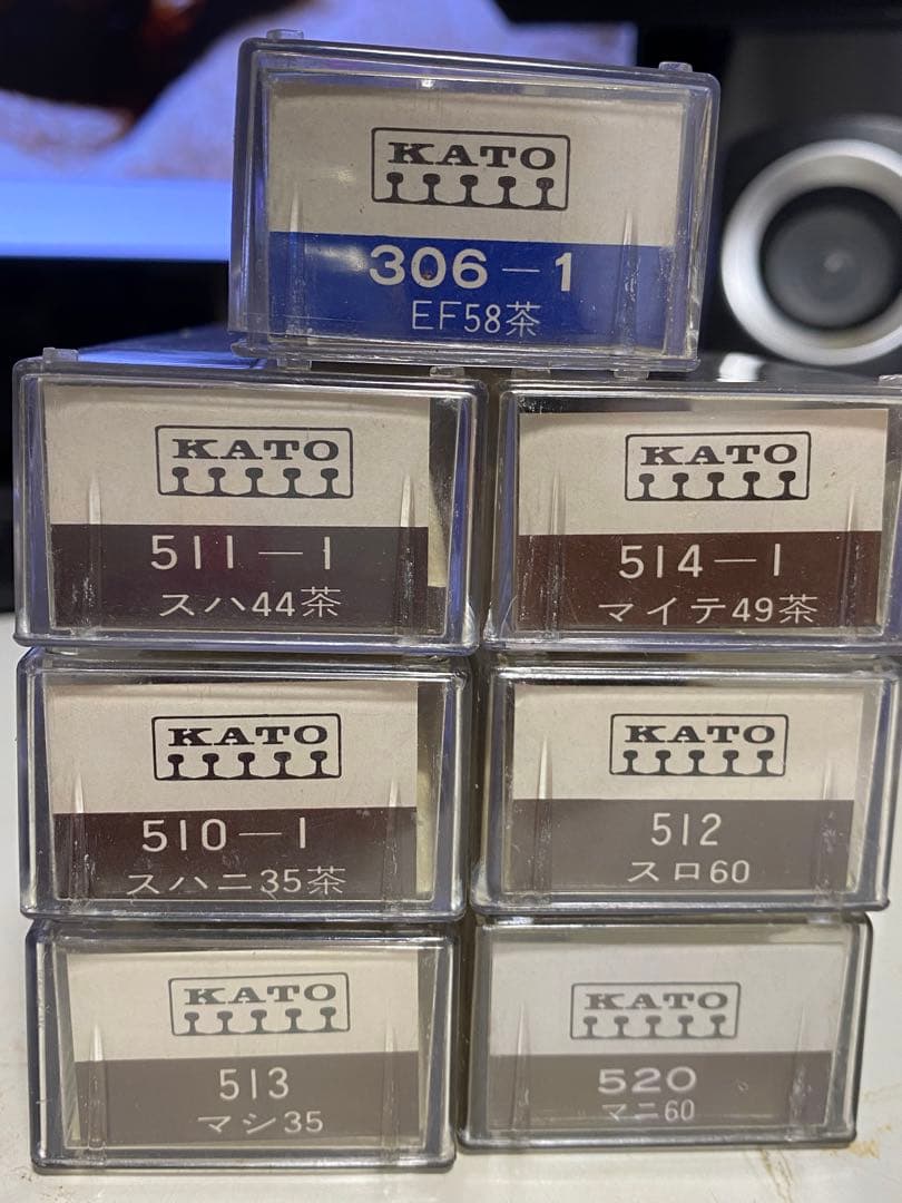 Nゲージ　ＫＡＴＯ カトー EF58茶　306-1　7両セット　当時物　レア商品