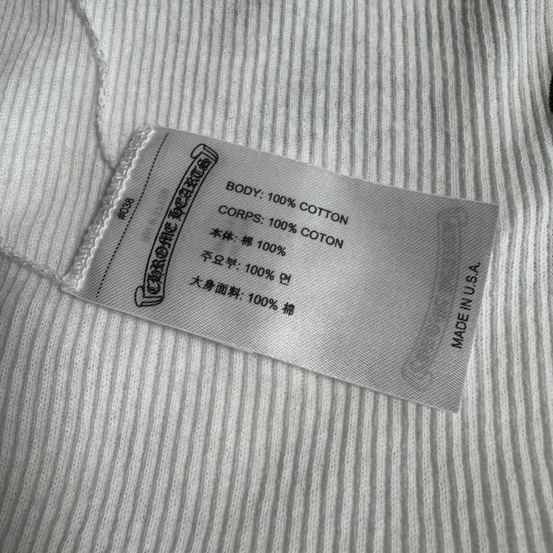 美品 クロムハーツ タンクトップ ホワイト Sサイズ ChromeHearts