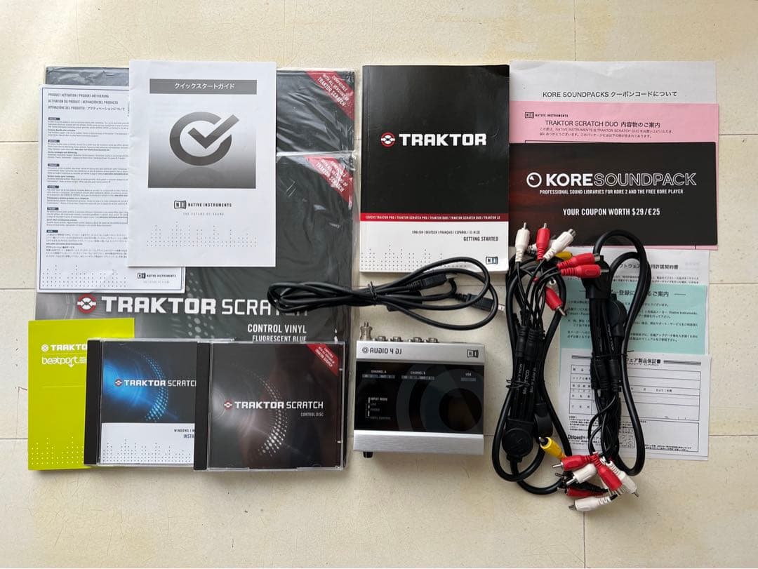 DJ機材 TRAKTOR SCRATCH DUO Native Instruments TRAKTOR SCRATCH DUO DJ Software/Hardware