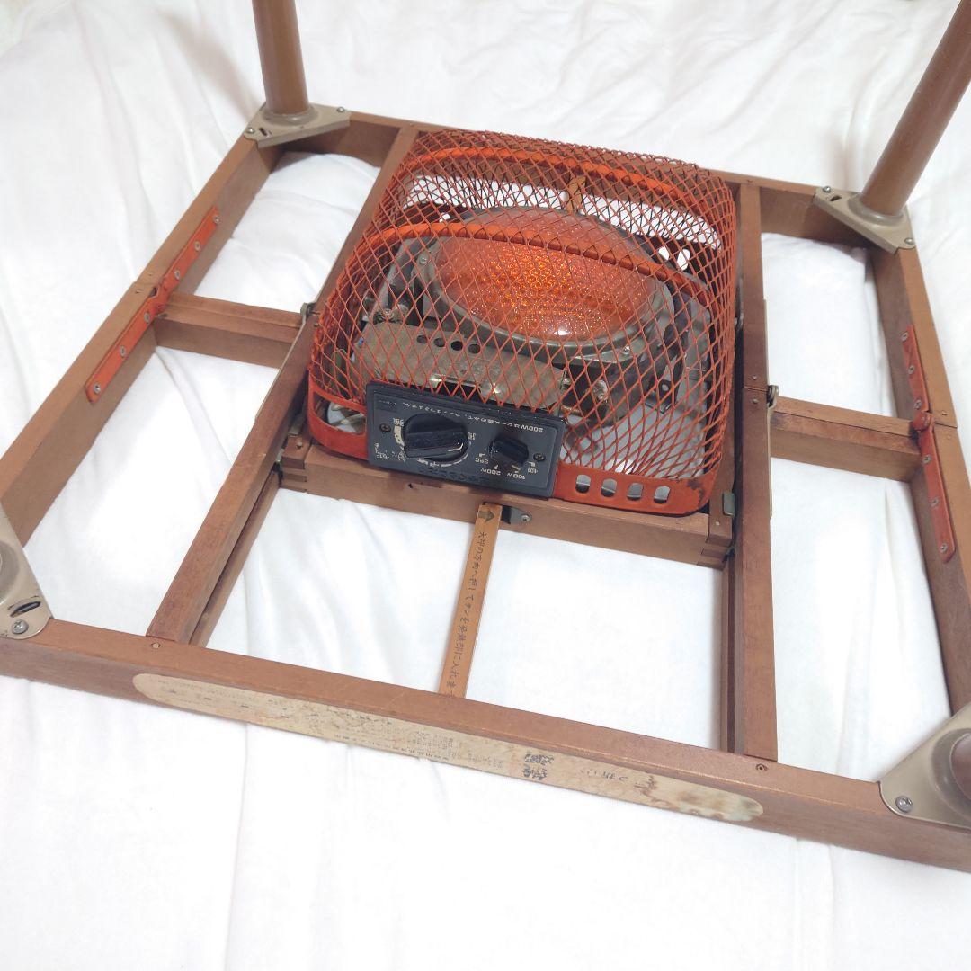 昭和レトロ やぐらコタツ 電気コタツ アンティーク 折りたたみ 東芝