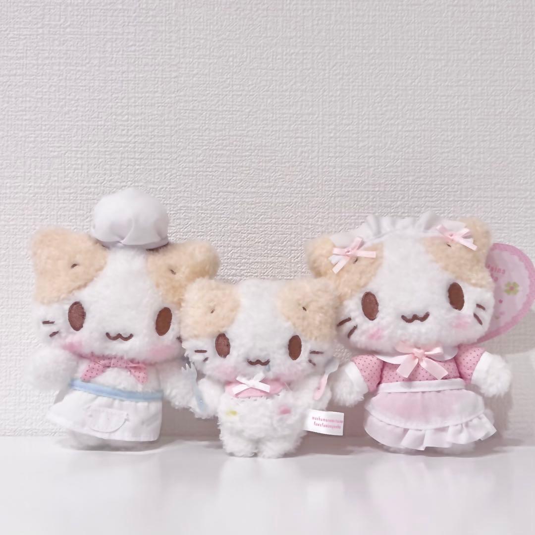 ♡新品♡マシュマロみたいなふわふわにゃんこ 15点 しろふわ雲 メイド コック