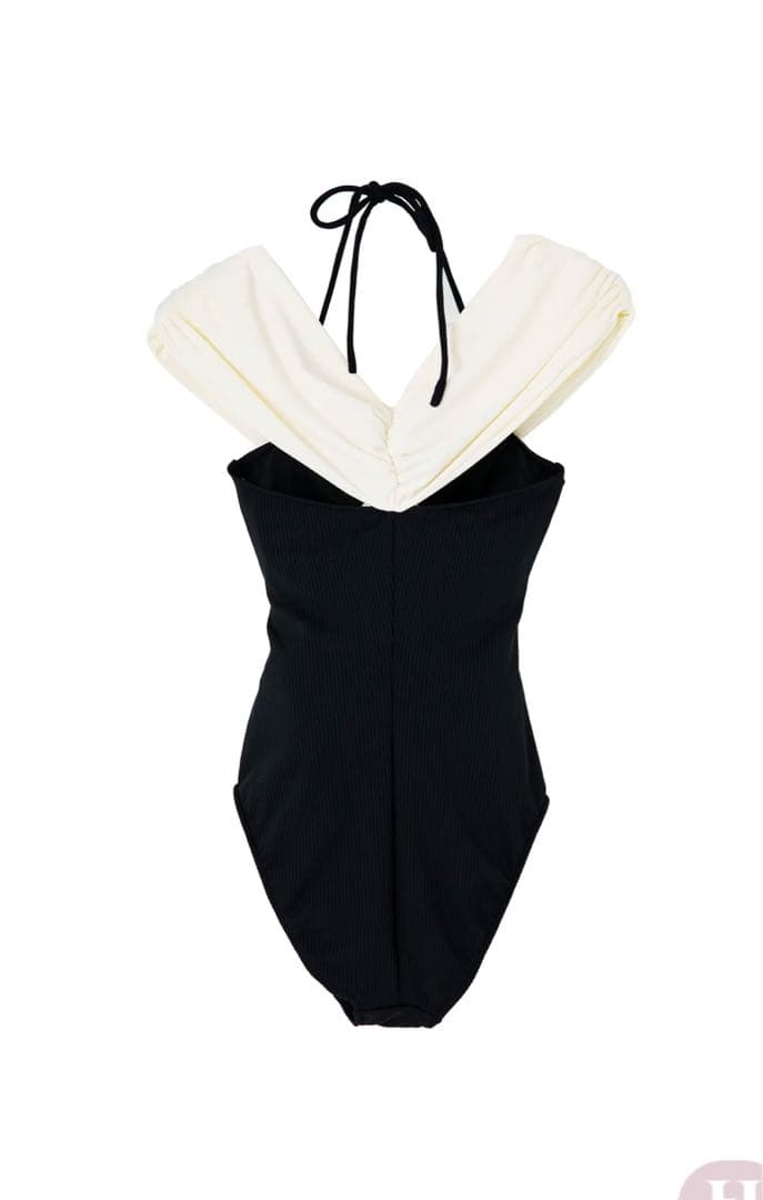 水着・ラッシュガード 2Way Cut-Out Ribbed Swimwear