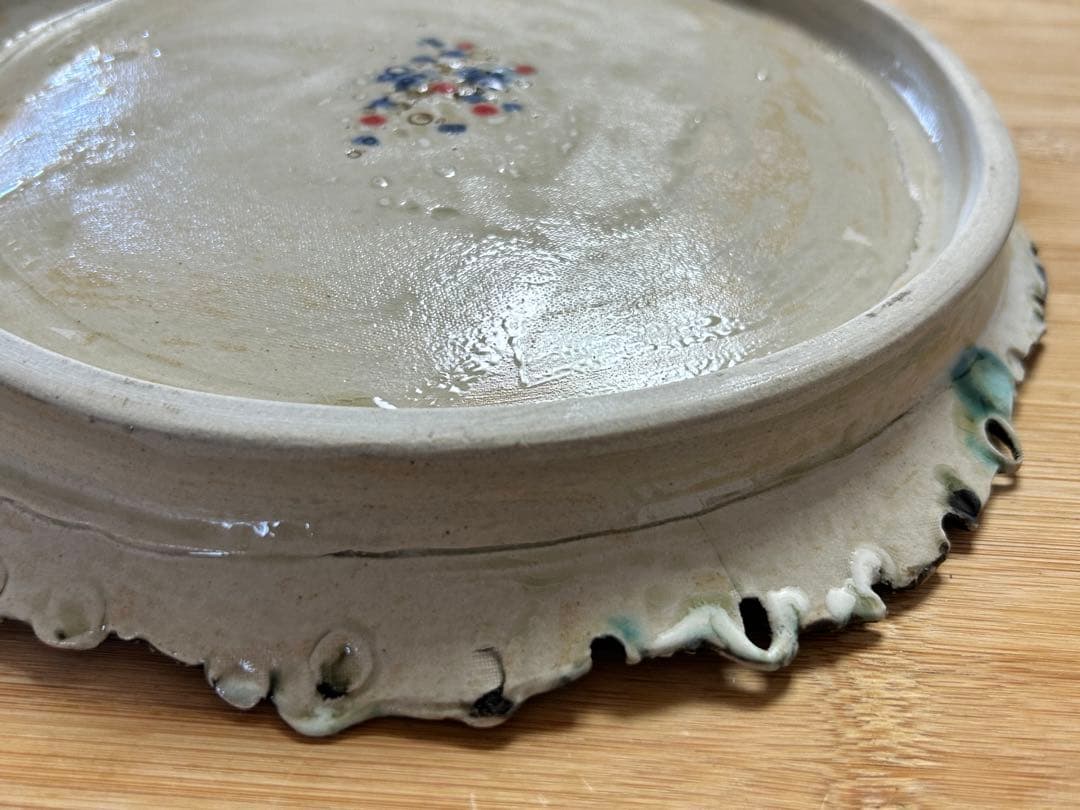 江戸時代中期 古伊万里瑠璃手 大型徳利 金銀彩赤絵 『山水風景図』飾り