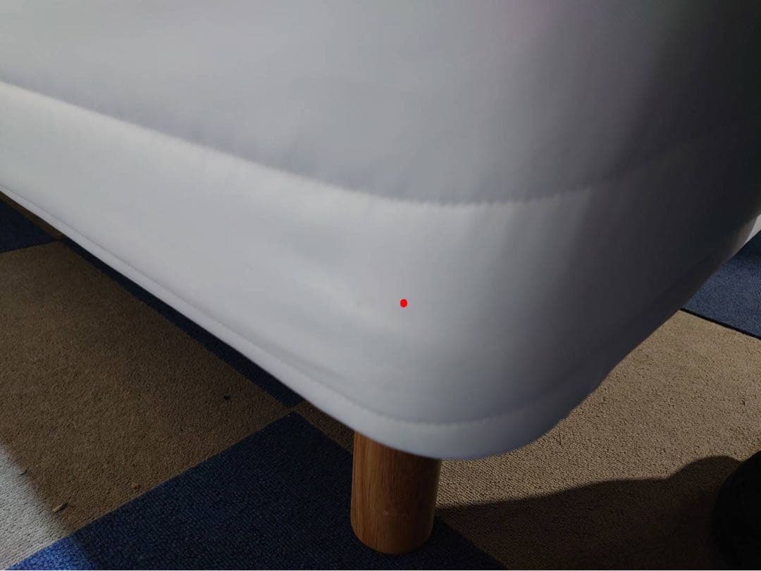 東京都23区送料込 ◆MUJI脚付きダブルマットレス洗えるカバ(TPH4803)