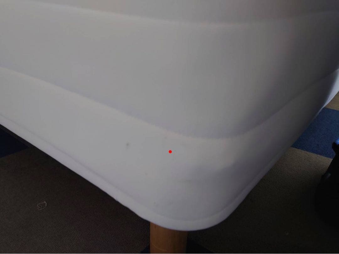 東京都23区送料込 ◆MUJI脚付きダブルマットレス洗えるカバ(TPH4803)