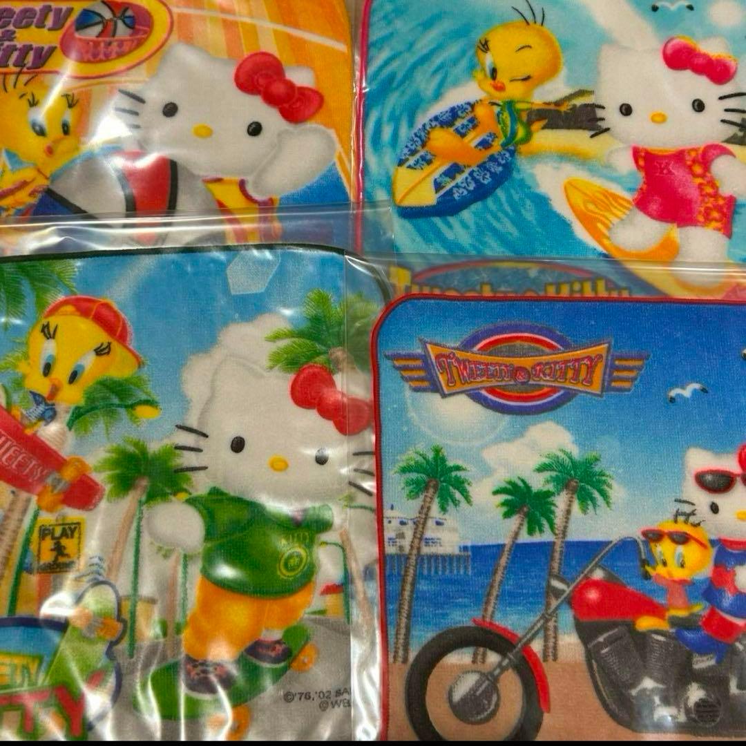 キティ　トゥイーティー　コラボタオル