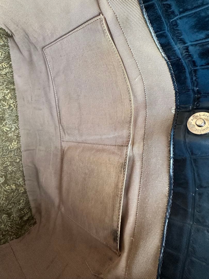 濱野皮革工藝　HAMANO クロコ型押し　レザー　トートバッグ