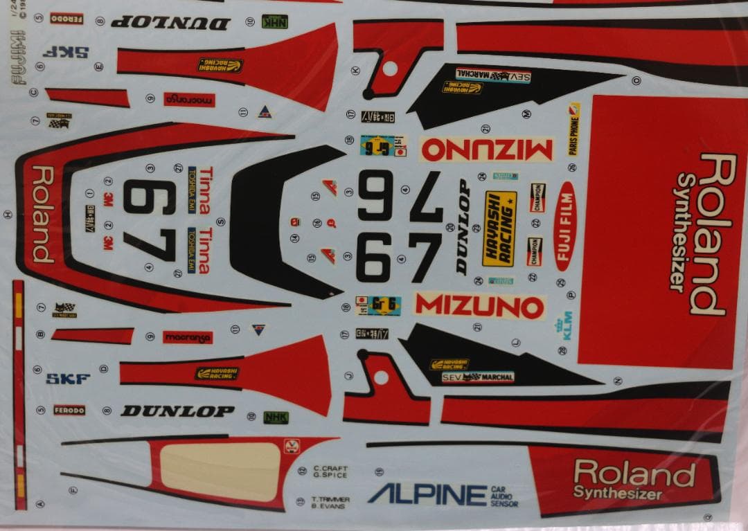 超希少希少フジミ・スタジオ２７製　童夢ー零ＲＬ（DOME-0）1/24プラモデル