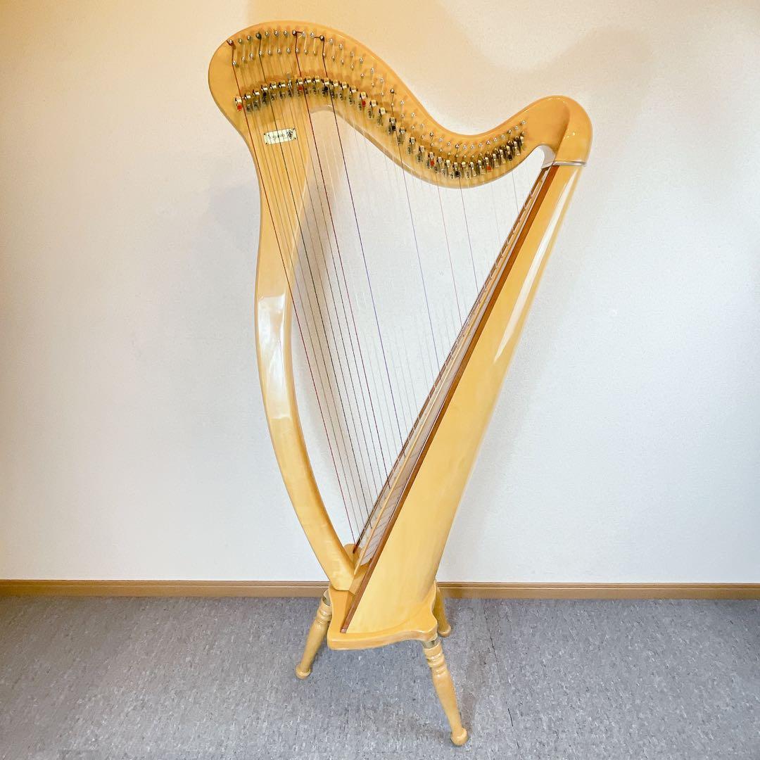 Aoyama 青山ハープ 130D ノンペダルハープ 34弦