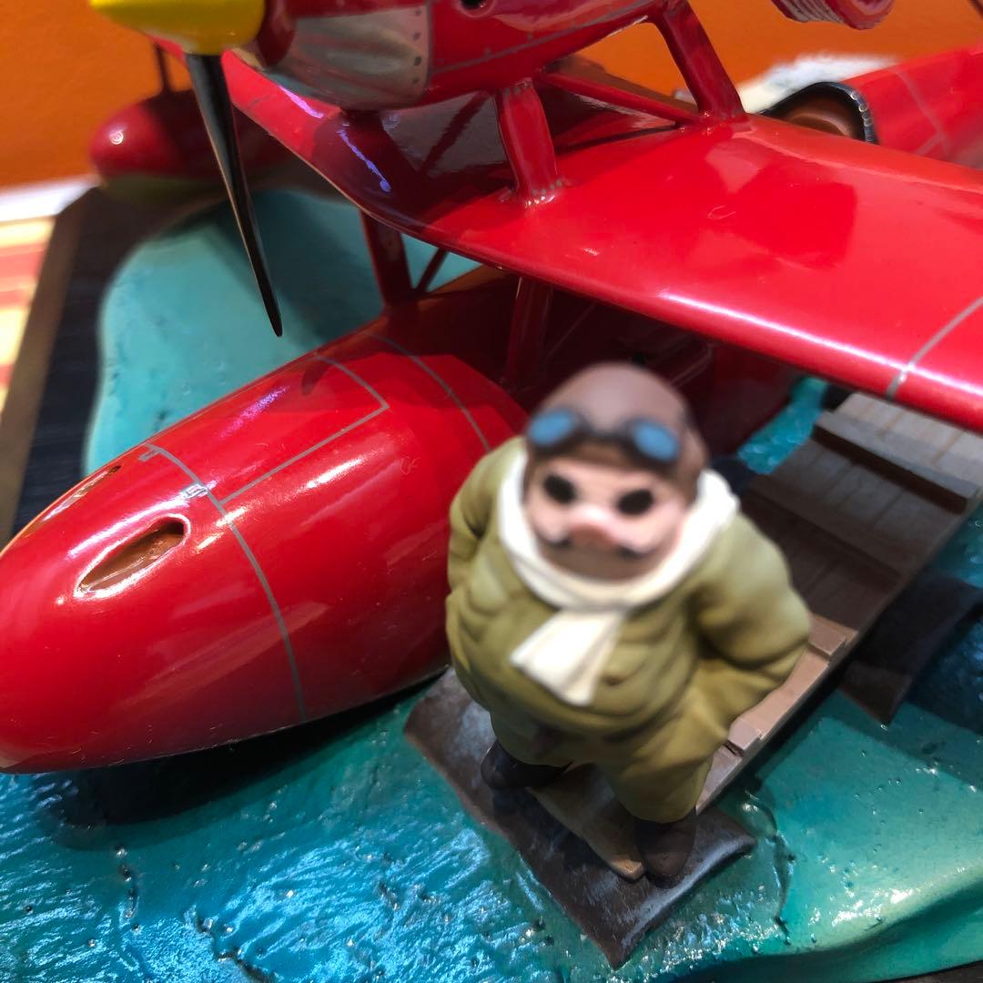 紅の豚 サボイアS-21 飛行艇 ポルコロッソ付ジオラマ 宮崎駿 公式認定