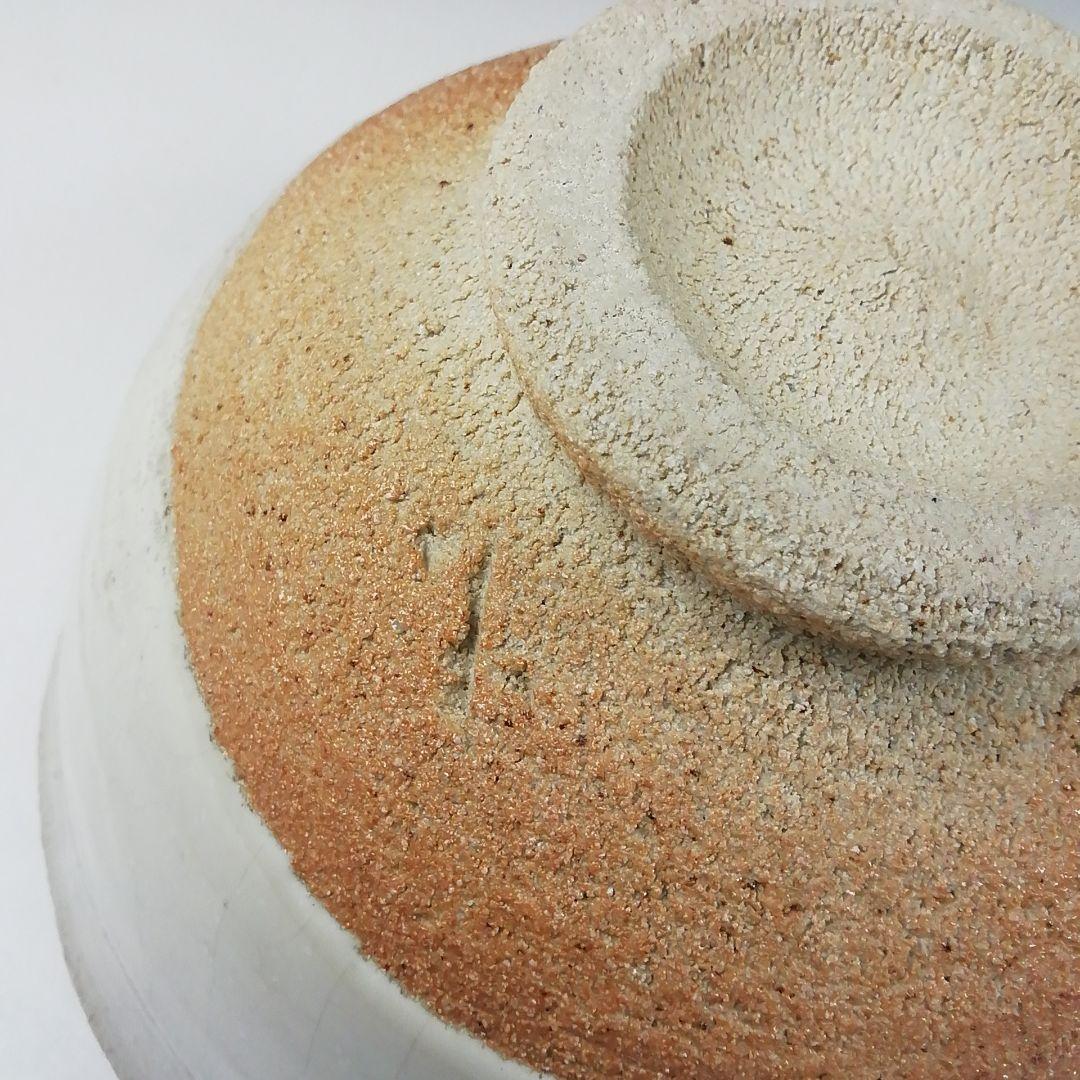 T153 茶碗 『斑唐津茶碗』『帆柱窯 中嶋紀文』 共箱 抹茶碗 茶道具