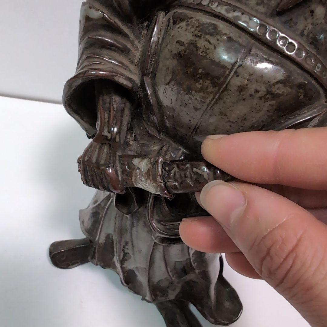 骨董品】備前焼 鐘馗