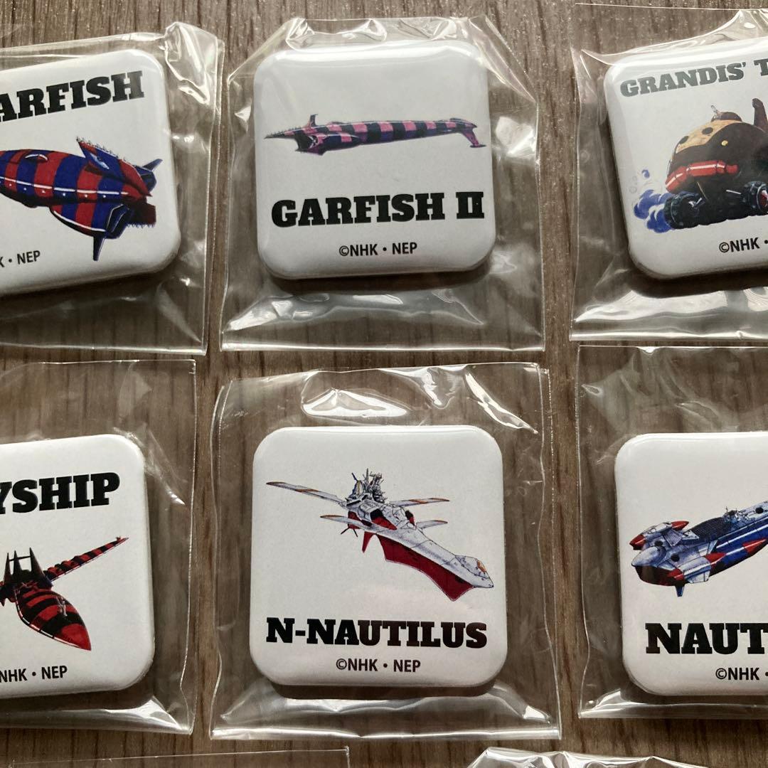 ふしぎの海のナディア　イベント記念　缶バッジ　シークレット1つ含む8個セット