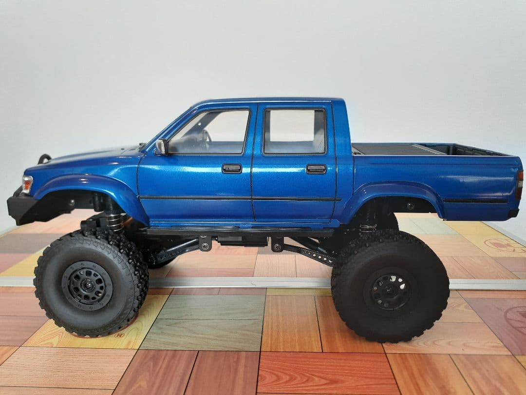 １台限り限定値下げ【全塗装済み】WPL JAPAN C64-1 ハイラックス 青