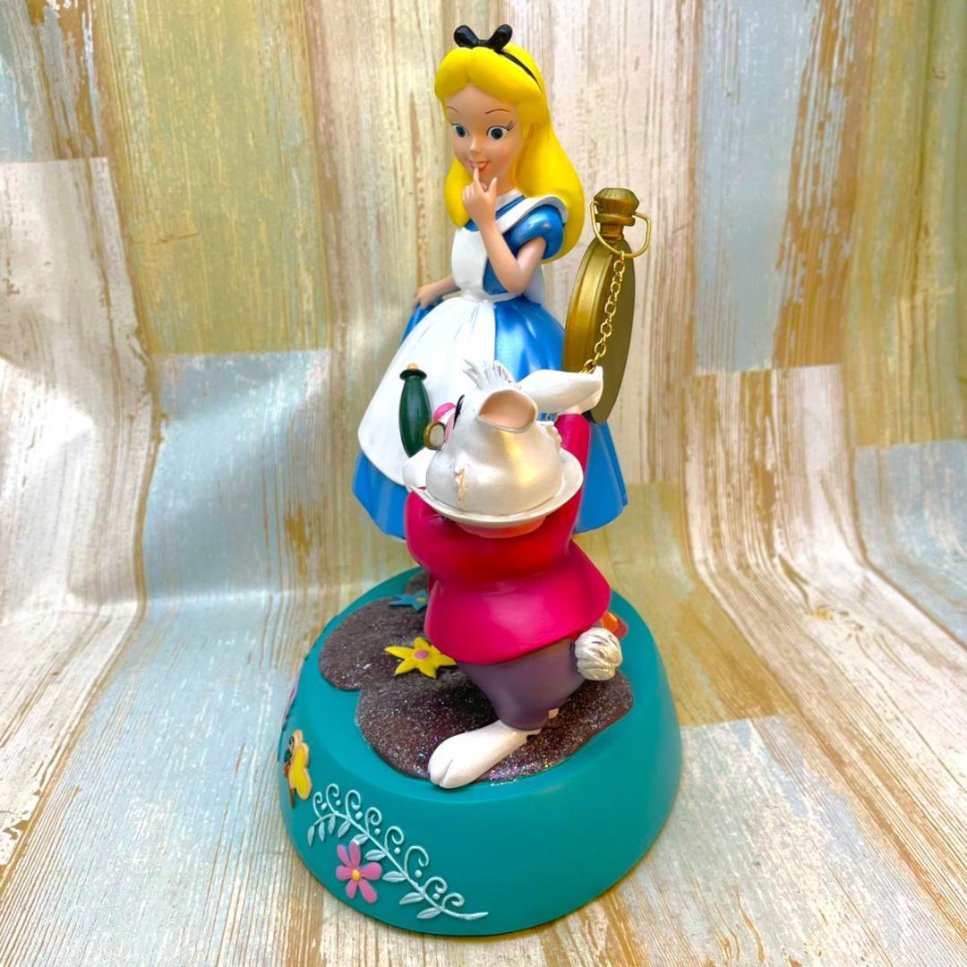 激レア★不思議の国のアリス Alice 白うさぎ 時計 ビッグフィギュア