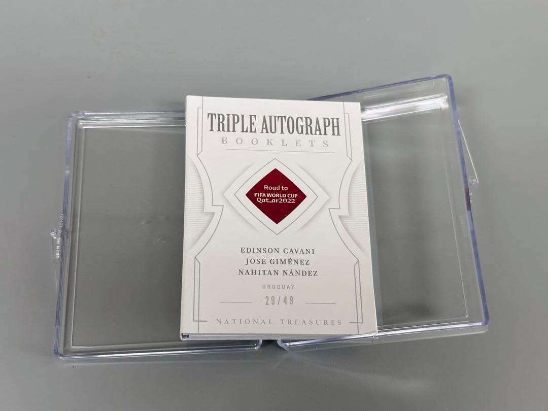 24/49 PANINI National Treasureウルグアイ3人サイン