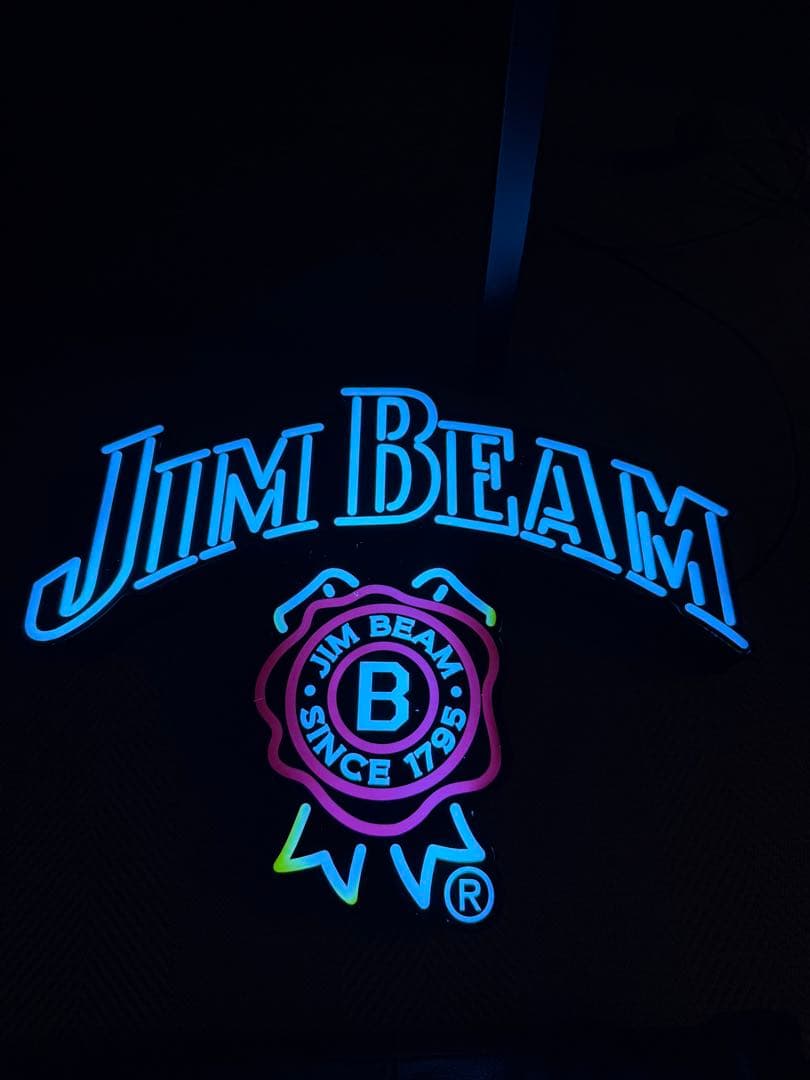 Jim Beam ネオン看板風照明
