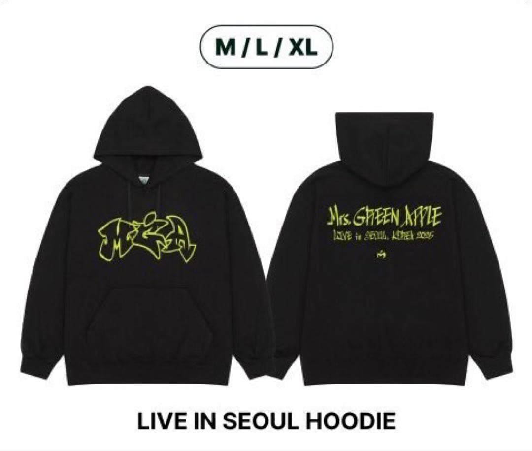 日本国内発送 Mrs. GreenApple 韓国 パーカー L - メルカリ
