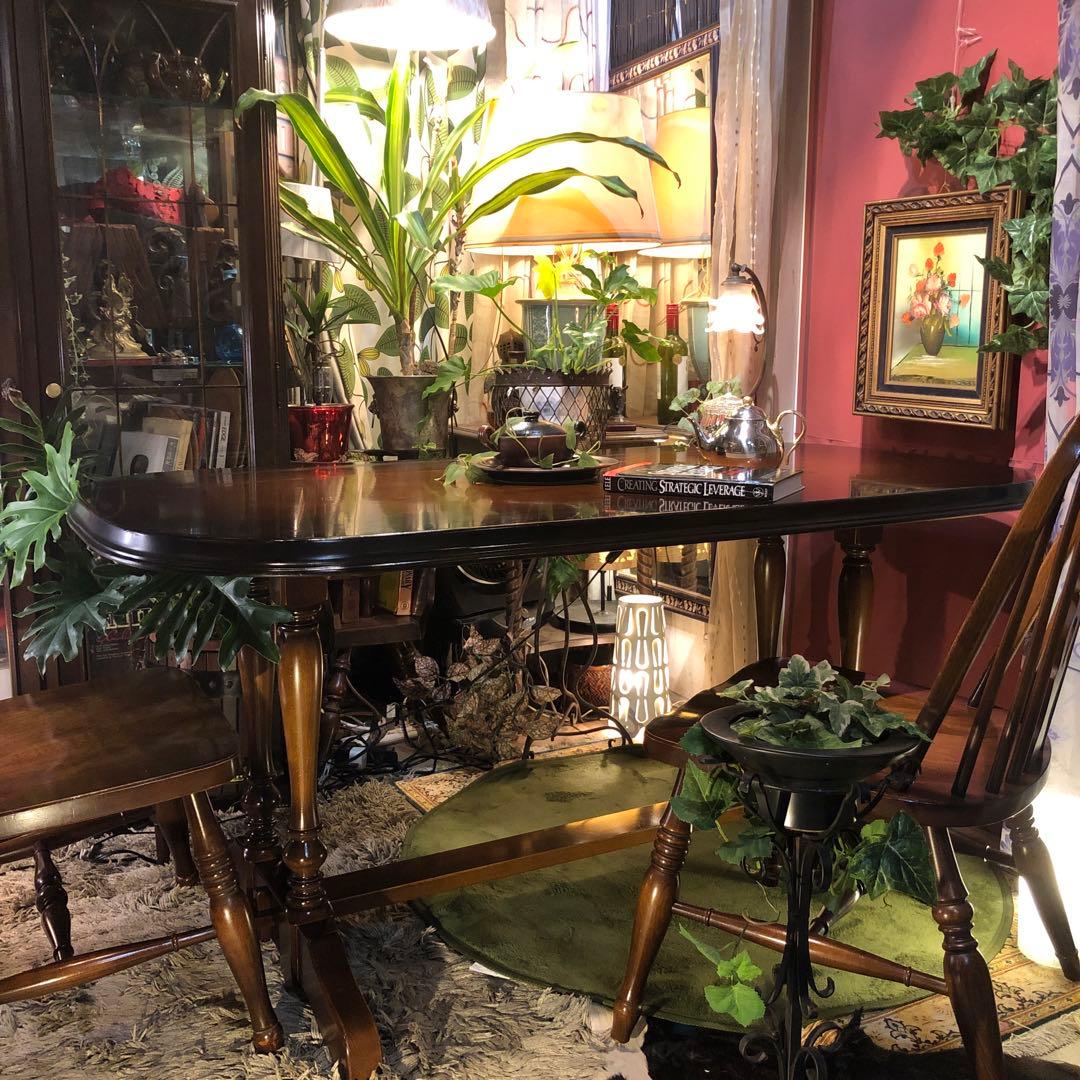 極美品　キツツキマーク ヴィンテージ ダイニングテーブル