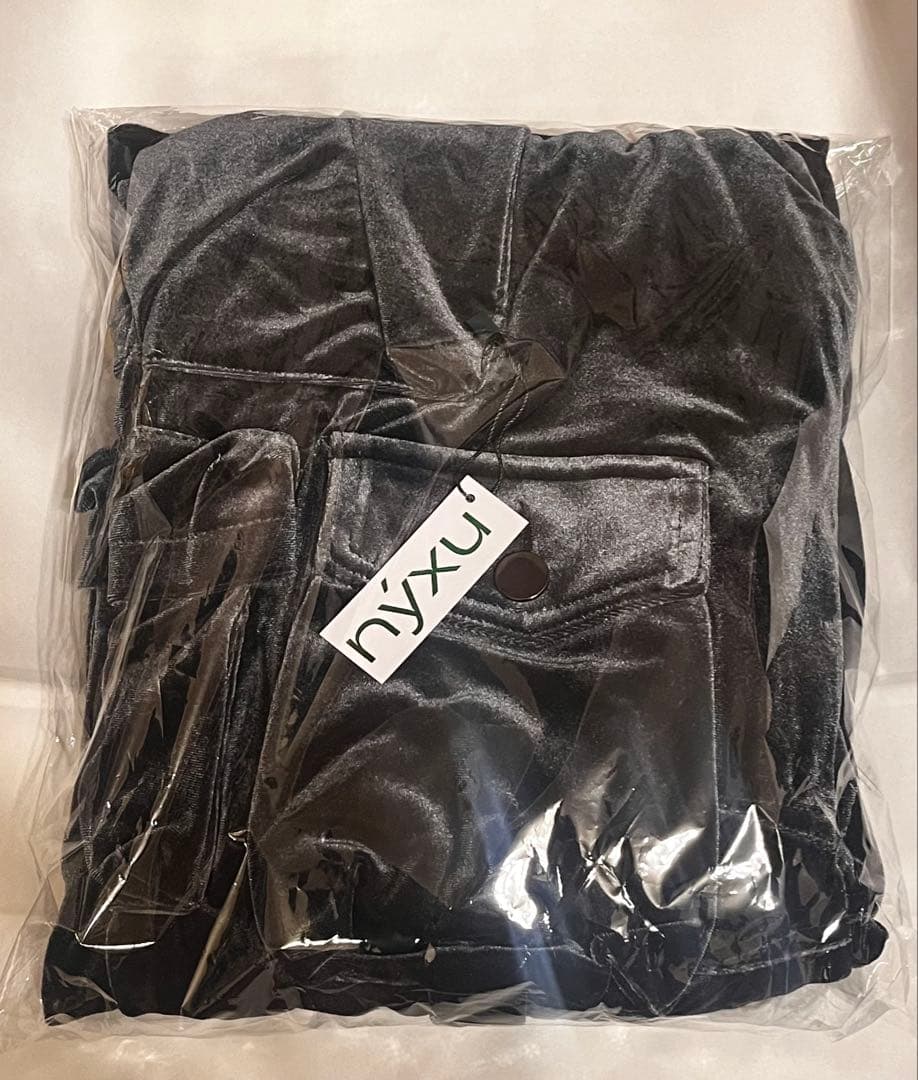 【nyxu】Verour Cargo Pants ミルク(グレー) Sサイズ